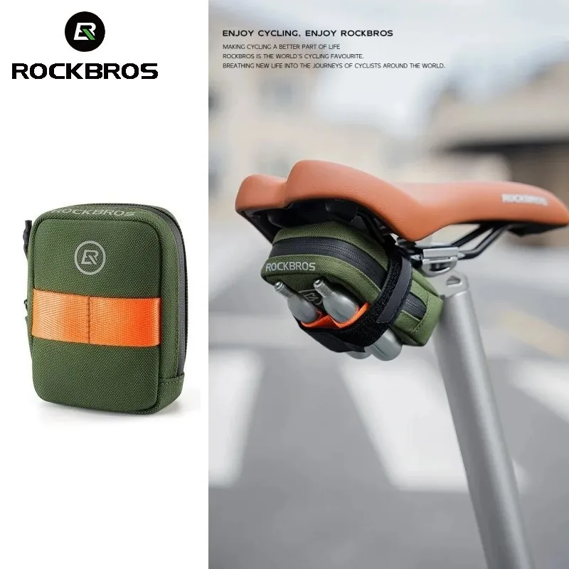 Cycling Commute Essentials - กระเป๋าใต้อานจักรยาน ROCKBROS ขนาด 0.35 ลิตร กระเป๋าท้ายจักรยานขนาดเล็ก